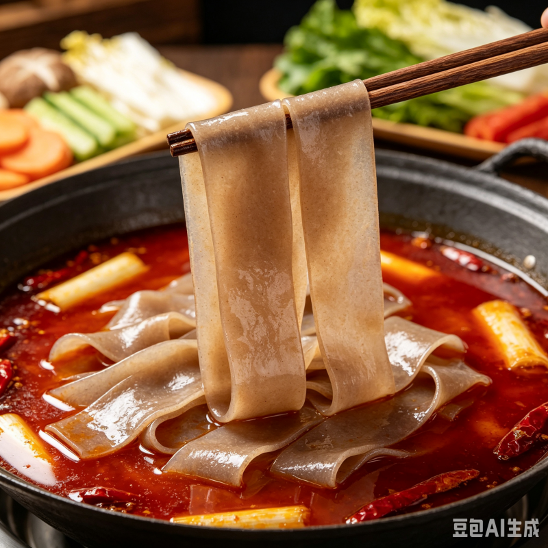 宁夏盐池手工荞麦粉皮农家杂粮干货250g袋装凉拌火锅食材