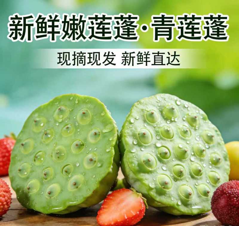 江西水果莲蓬大量现货，全国各地发货，基地直供