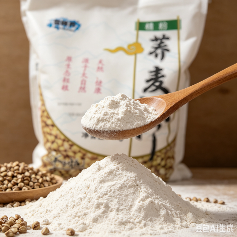 宁夏盐池雪峰荞麦面粉农家纯荞麦粉多规格可选