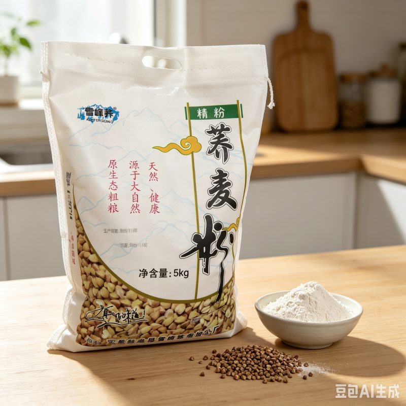 宁夏盐池雪峰荞麦面粉农家纯荞麦粉多规格可选