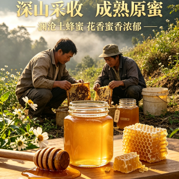 （农家土蜂蜜）云南澜沧深山百花土蜂蜜