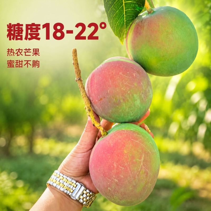 云南澳芒热农苹果芒对接批发市场电商社区团购一件代发