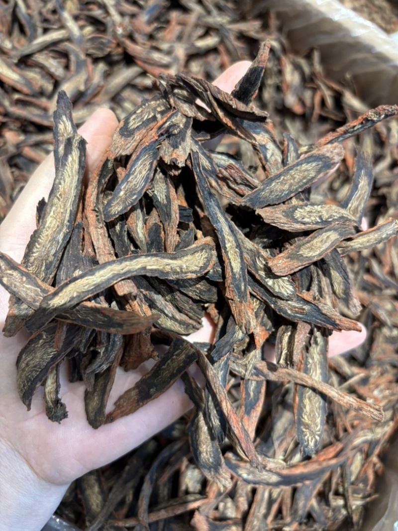 斜切片紫丹参瓜子柳叶片型正宗发汗无硫丹参