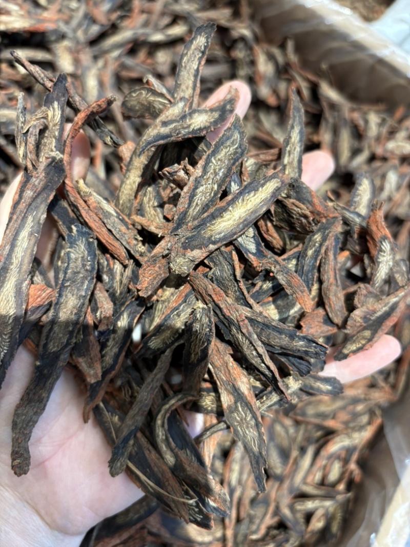斜切片紫丹参瓜子柳叶片型正宗发汗无硫丹参