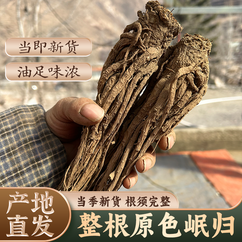 甘肃岷县当归大条整根产地批发无熏硫当季新货特级岷归