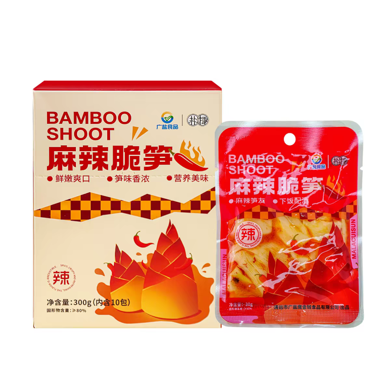 英德特产西牛麻竹笋休闲零食小吃开袋即食蒜香麻辣脆笋