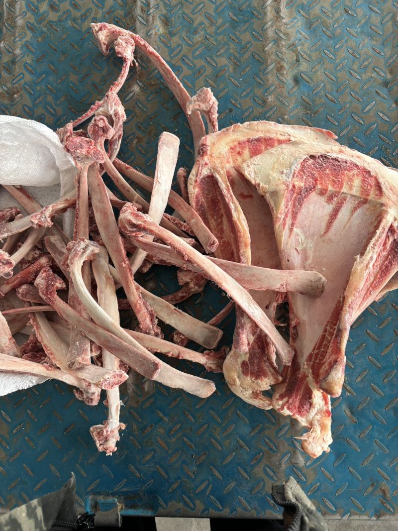 微微带肉牛骨头，牛肋条剔下来扇子骨