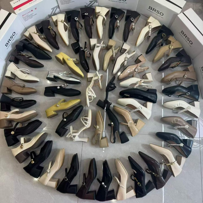 真皮单鞋👠穿着舒适透气潮流百搭的