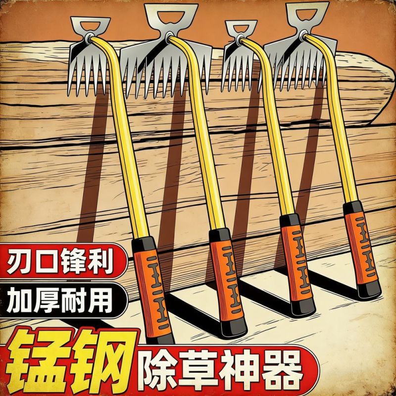 新款锄草神器工具多功能除杂草工具拔草农用工具铲草连根小耙