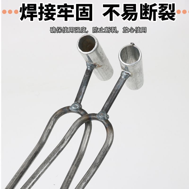手持松土除草两齿神器铲子园艺种菜养花施肥工具松土二齿松土