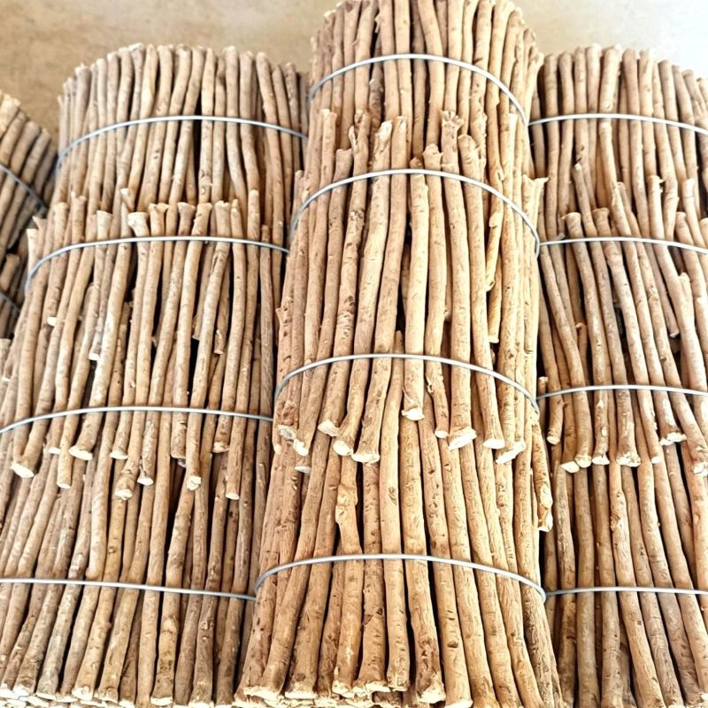 甘肃岷县黄芪原条无硫整根黄芪农家自种干货大捆现货可切片