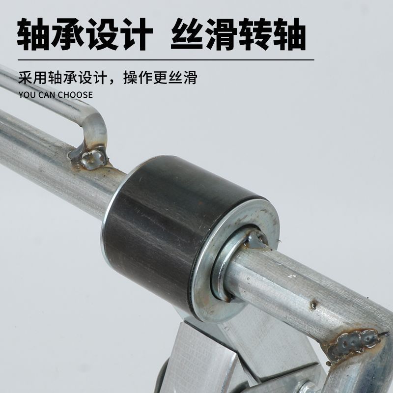 新款水带收卷器工具双轴承卷管水管收放架子农用折叠消防浇地