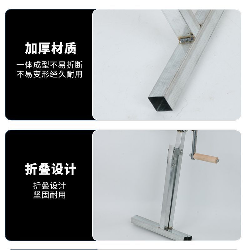 新款水带收卷器工具双轴承卷管水管收放架子农用折叠消防浇地
