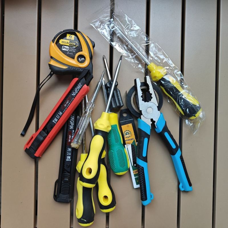 处理外贸尖端尾货工具套装家用装五金工具整套钢丝钳加强强磁
