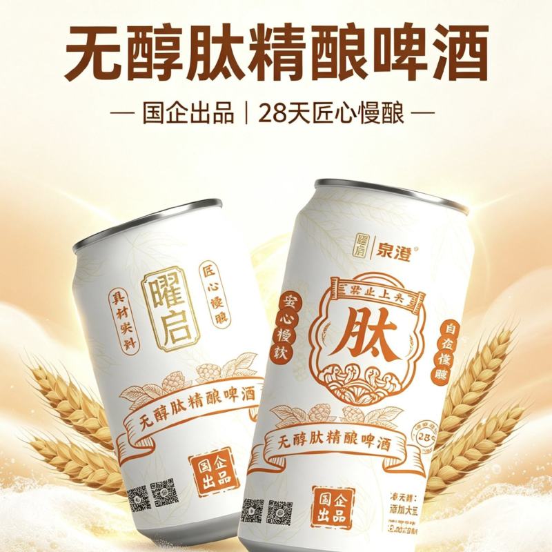 精酿啤酒厂家无醇肽啤酒厂家全国招商批发