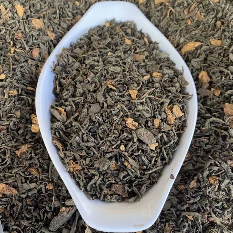 陈皮老炒茶