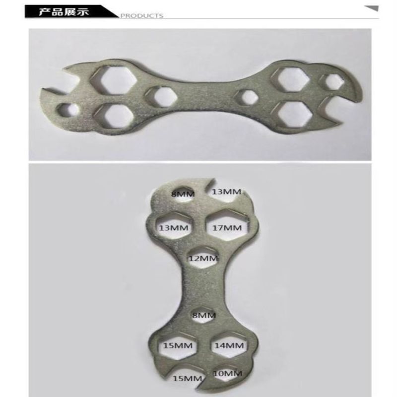自行车多功能万能扳手外六角薄片扳手山地车修车维修工具多孔
