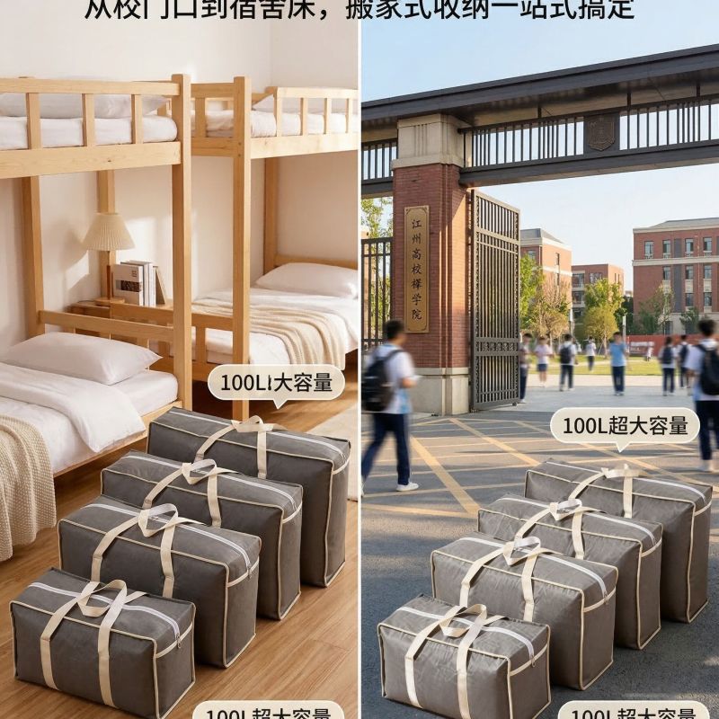 家用大容量搬家打包袋子神器学生宿舍离校被子棉被收纳袋防尘