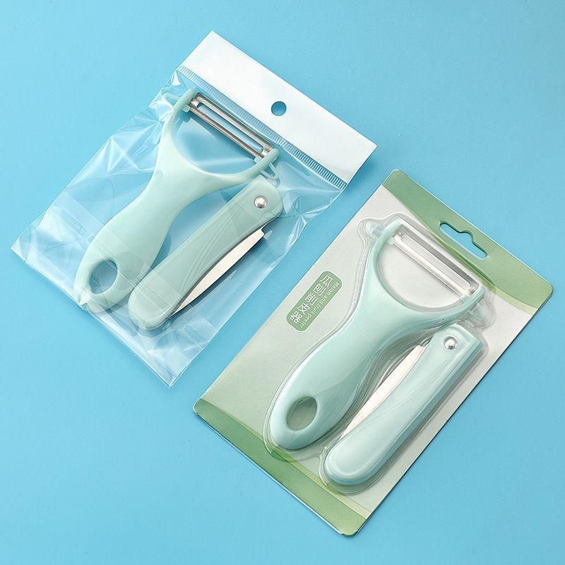水果刀两件套削皮刀去皮削皮器苹果土豆刮皮切水果厨房小工具
