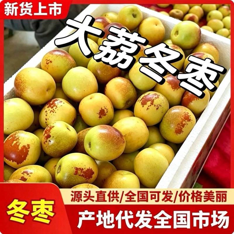『大荔冬枣』陕西冬枣/基地现摘/对接批发～商超/欢迎来电