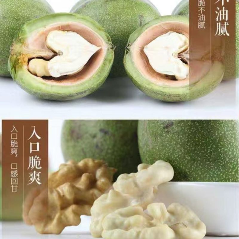 【一件代发】河北青皮核桃~去皮核桃~鲜核桃~对接各大平台