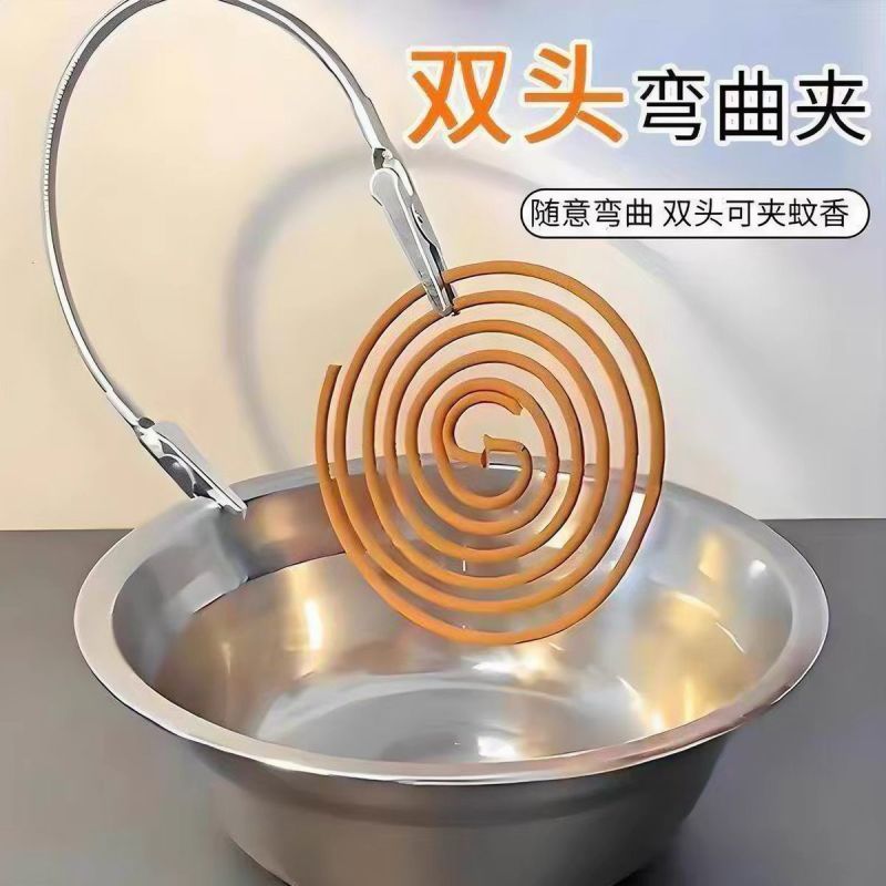新款多功能双头鳄鱼夹子蚊香夹照片夹万能通用型夹香神器线香