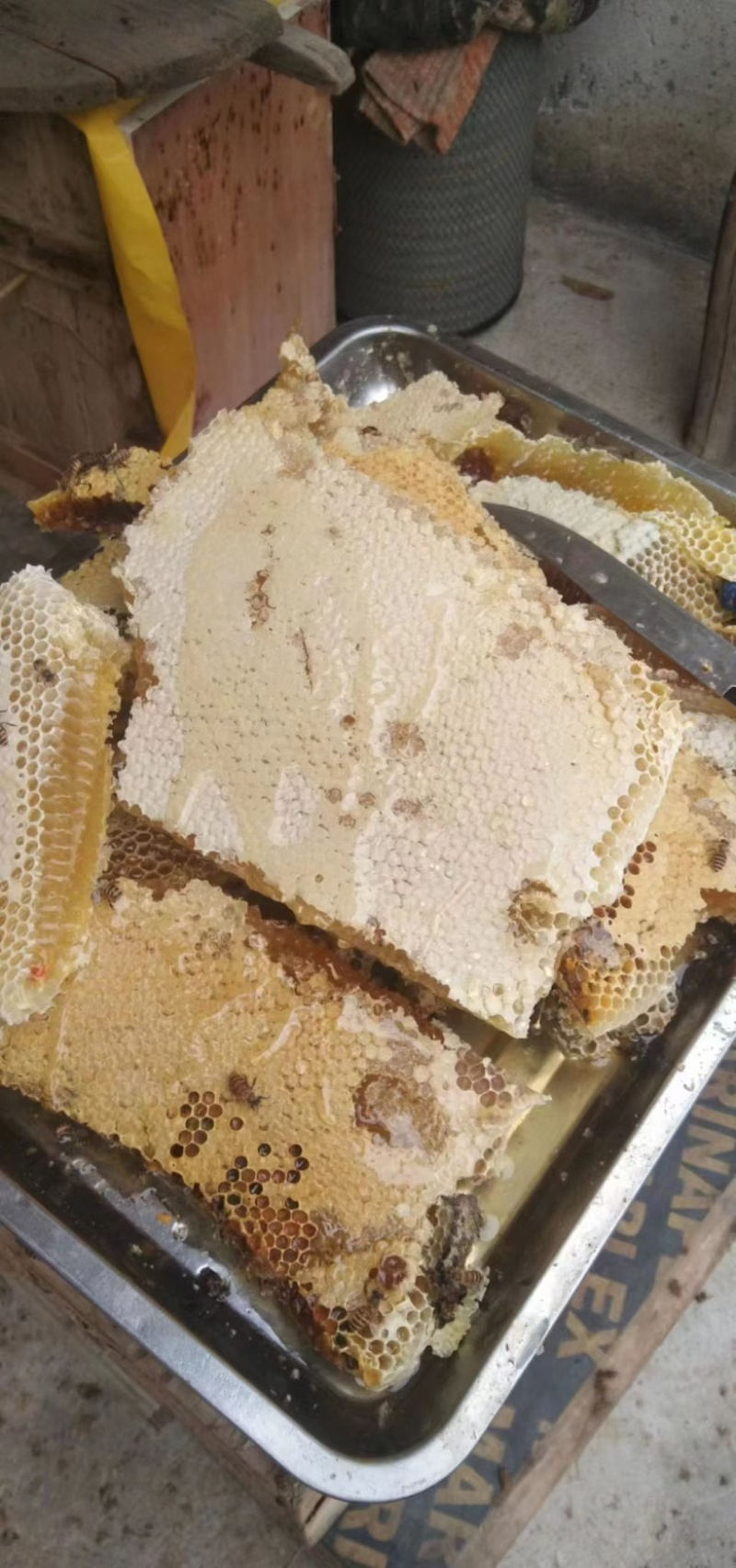 自家养殖土蜂蜜简单过滤***，