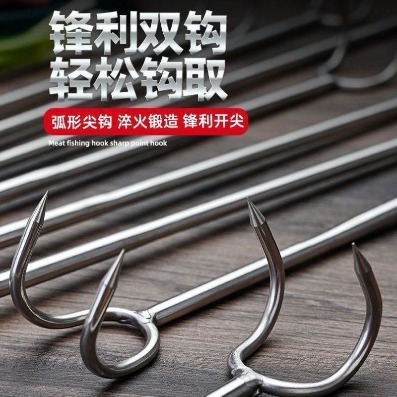 新款长柄菌子神器伸缩采蘑菇蘑菇拾菌工具耙子找野加厚找菌子