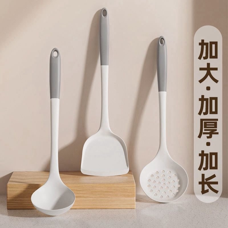 家用硅胶锅温汤铲家用不粘锅专用炒菜铲子食品级耐高勺厨具套
