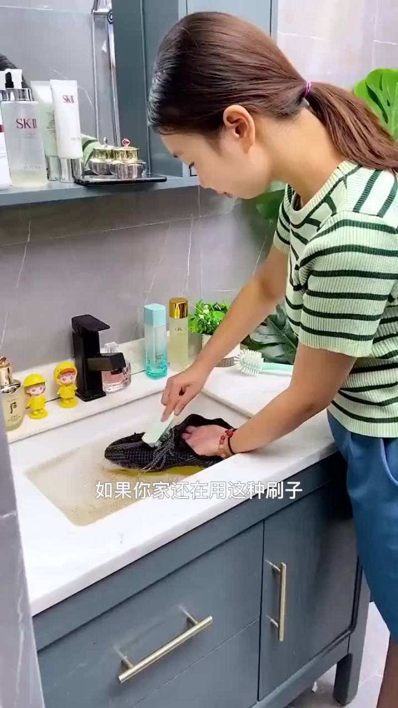 五面鞋刷长柄刷鞋神器家用多面软毛不伤鞋子多功能鞋刷清洁无