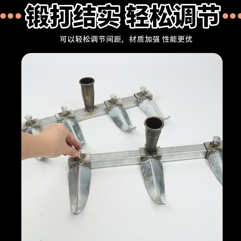 开沟神器大蒜拉沟农用栽苗开沟起垄种菜全套耙子种花生玉米工