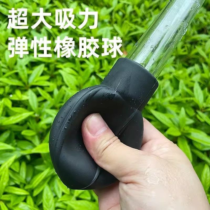 花盆托盘吸水器底座积水神器大吸管迷你换水抽水器大滴管园艺