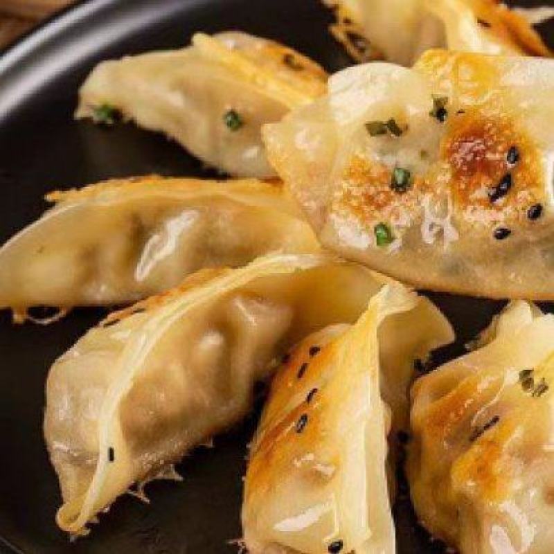 千味玉米猪肉蒸煎饺