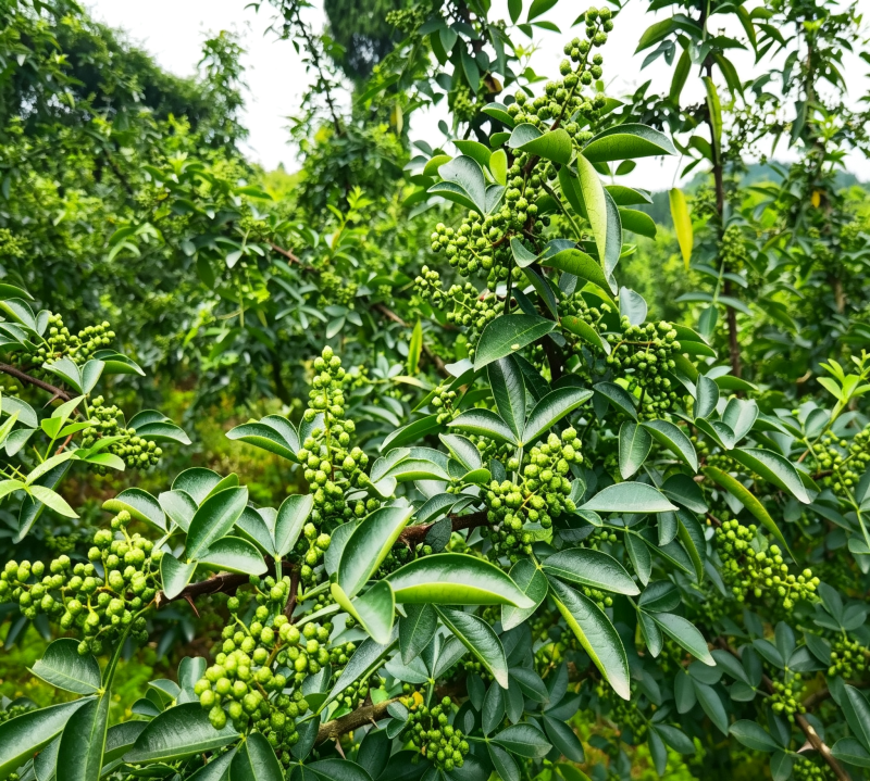 重庆江津九叶青花椒苗，优质壮苗现挖发货，麻香浓郁持续丰
