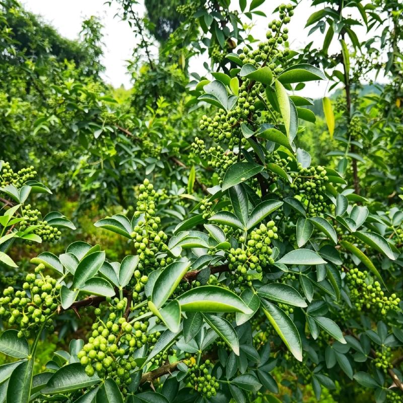 重庆江津九叶青花椒苗，优质壮苗现挖发货，麻香浓郁持续丰