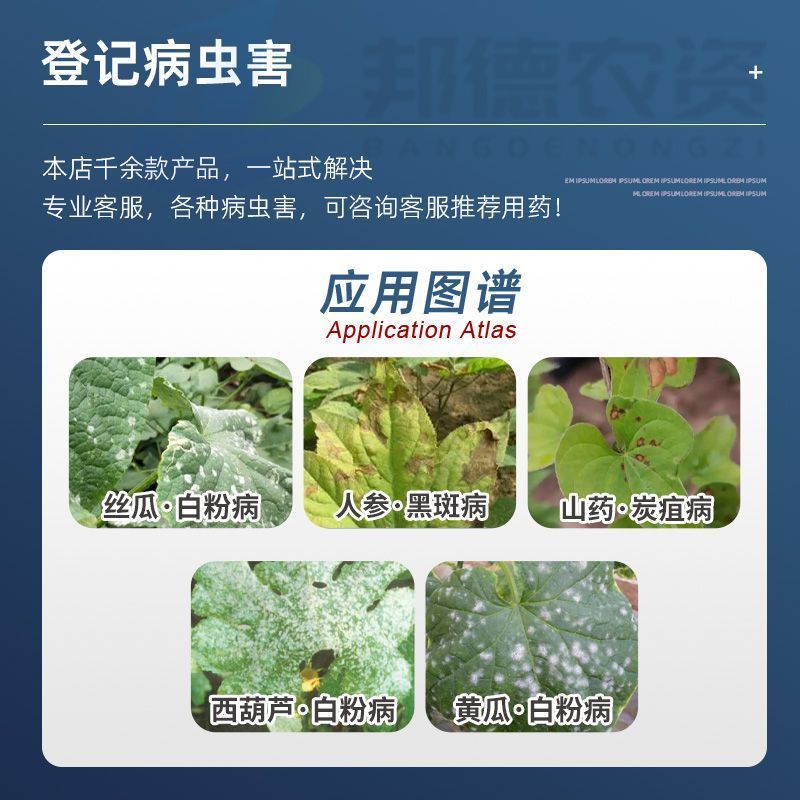利民百佳乐10%苯醚甲环唑白粉病炭疽病黑斑病农药杀菌剂农
