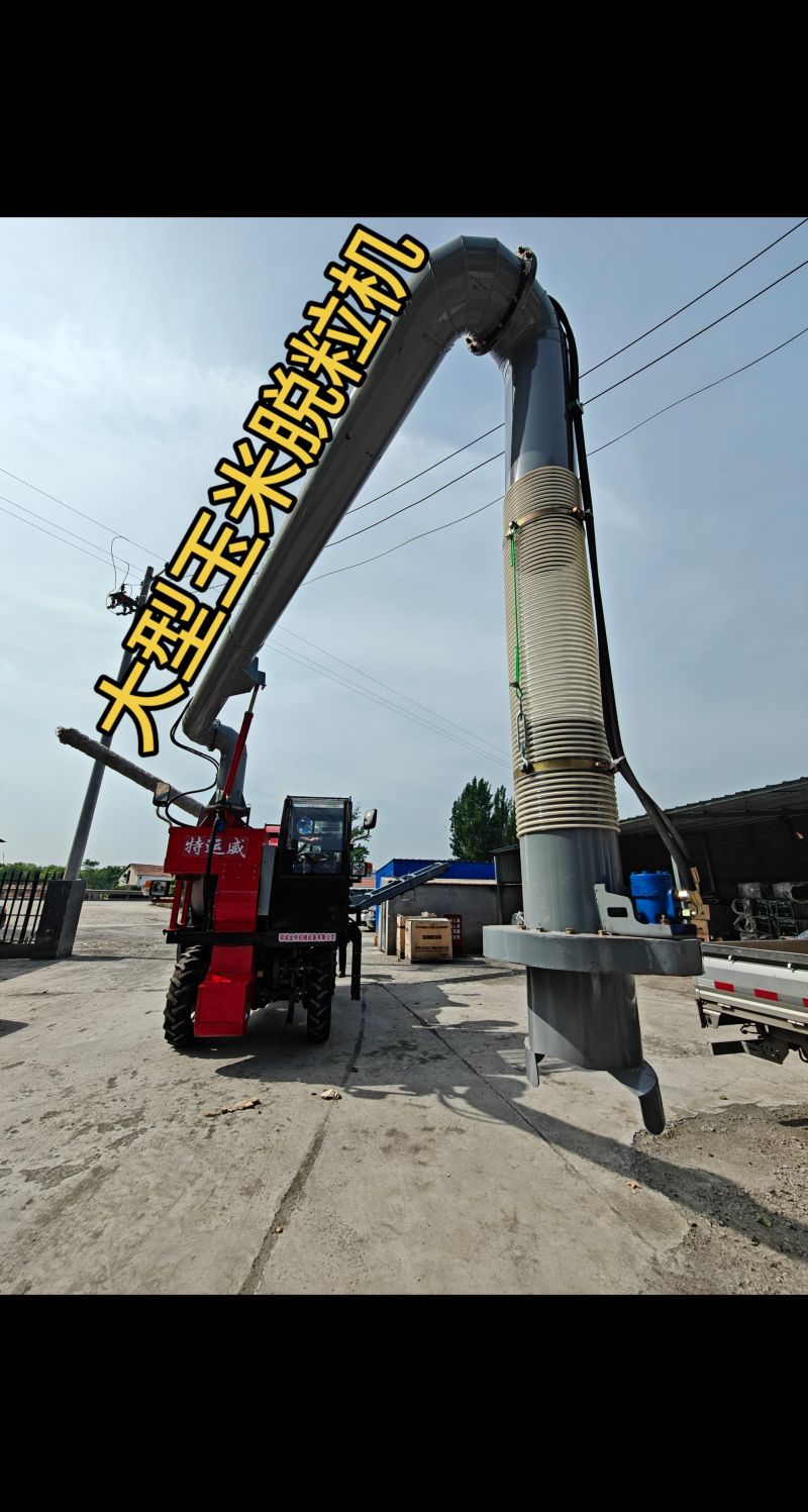 风吸玉米脱粒机，自走式玉米脱粒机，省时省力省人工