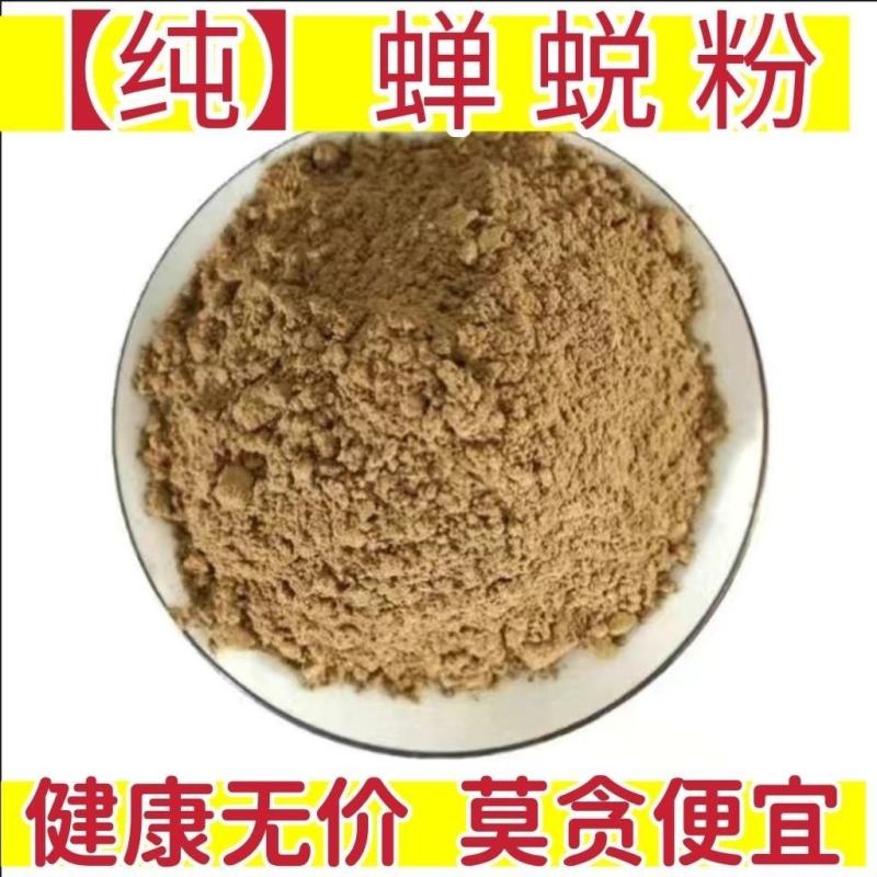 【纯】蝉蜕粉中药材知了壳粉虫蜕粉现磨批发包邮