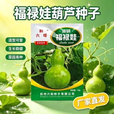 浙研福禄娃葫芦种子食用观赏小葫芦种籽庭院爬藤易种瓜果蔬菜