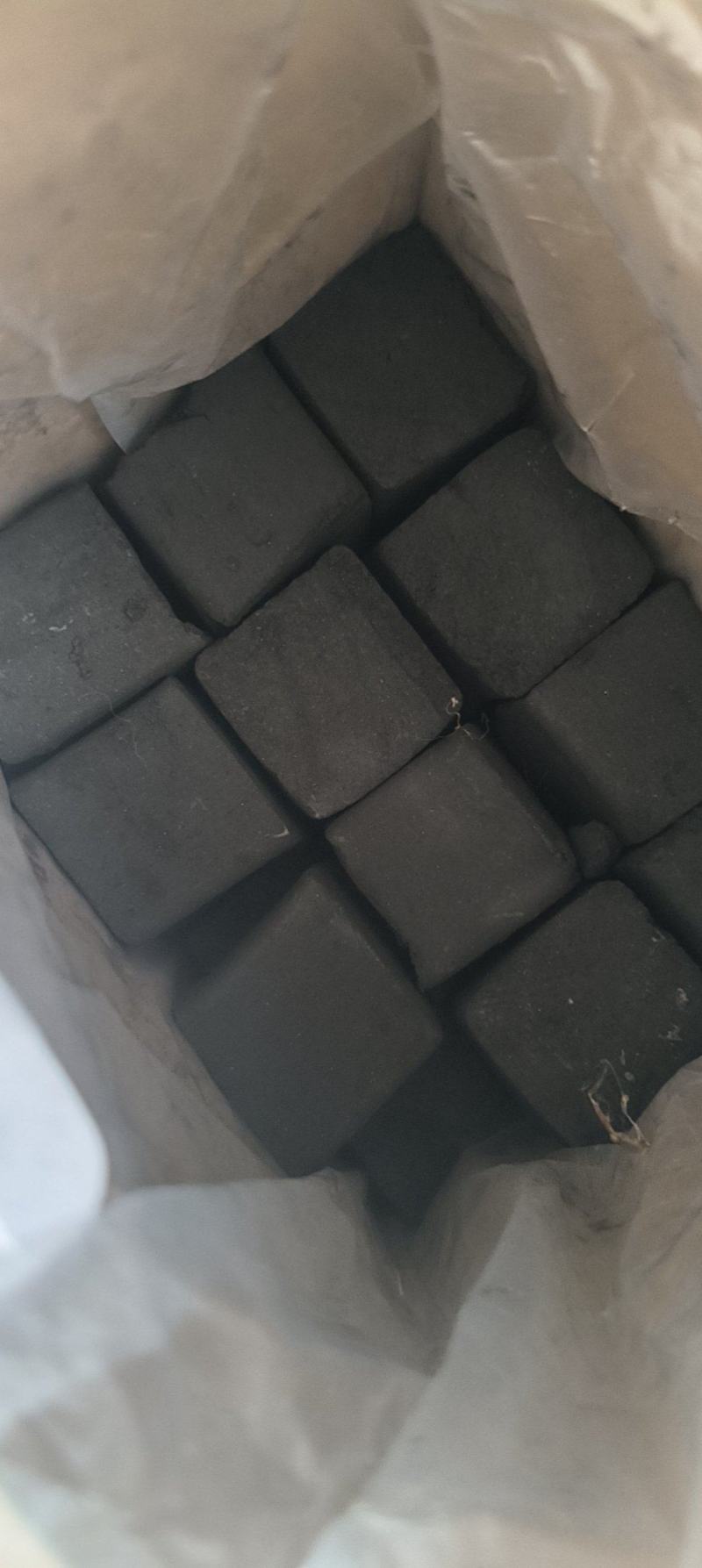 外贸尾单黄金方块竹炭，原出口订单转内销，围炉煮茶专用无烟