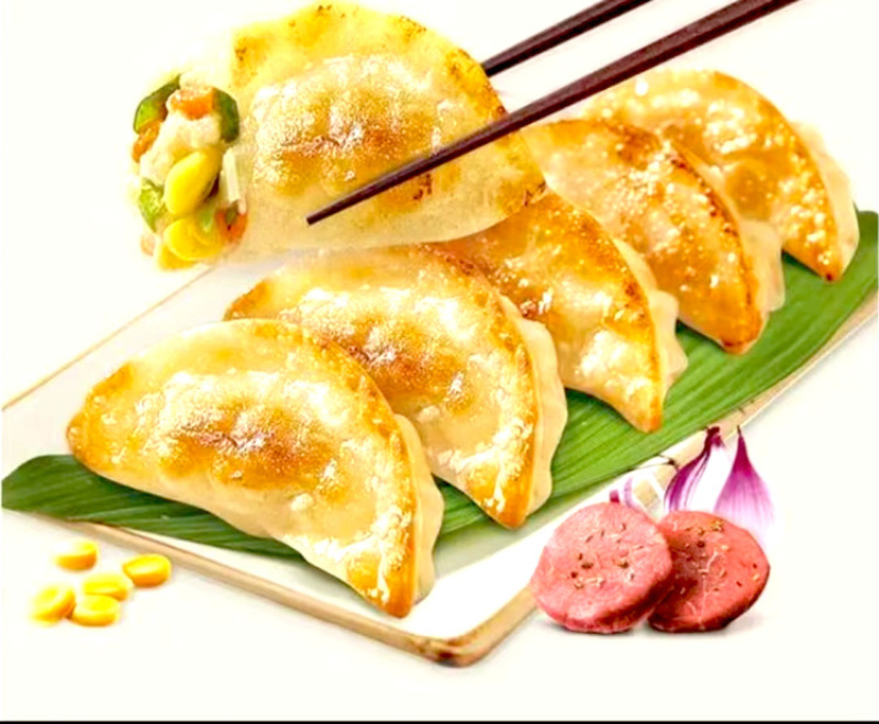 安井玉米蒸煎饺