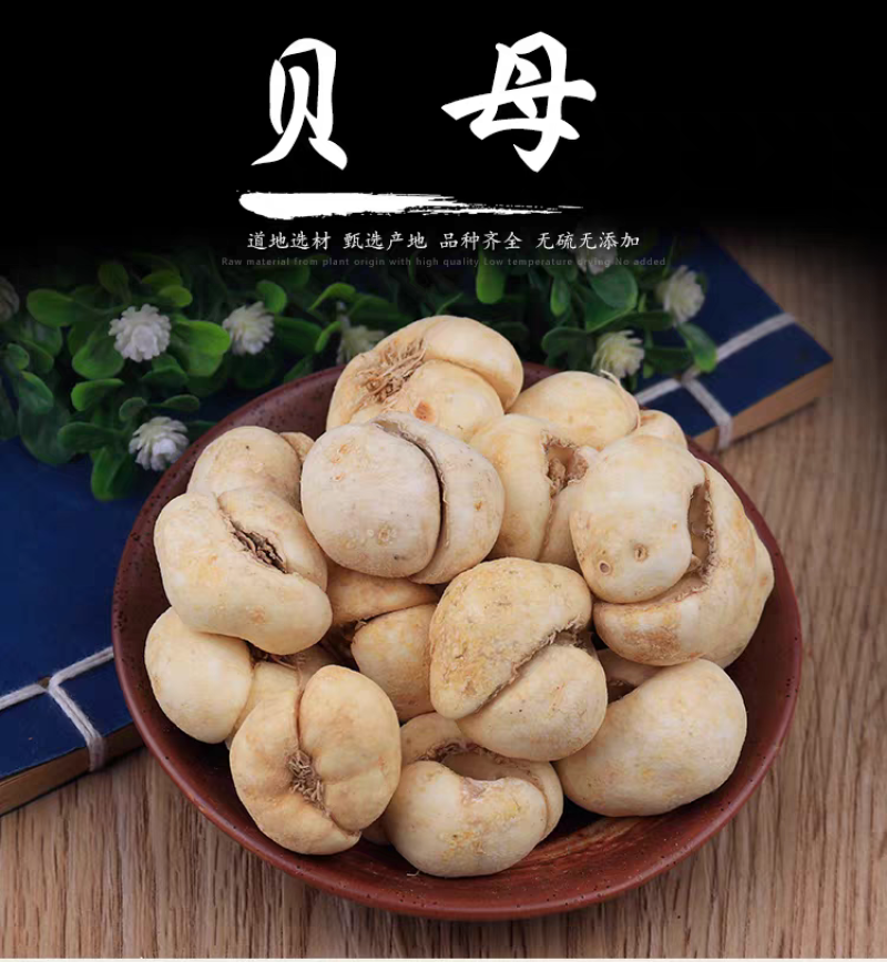 包邮）中药材浙贝母浙贝野生大贝母个象贝贝母粉