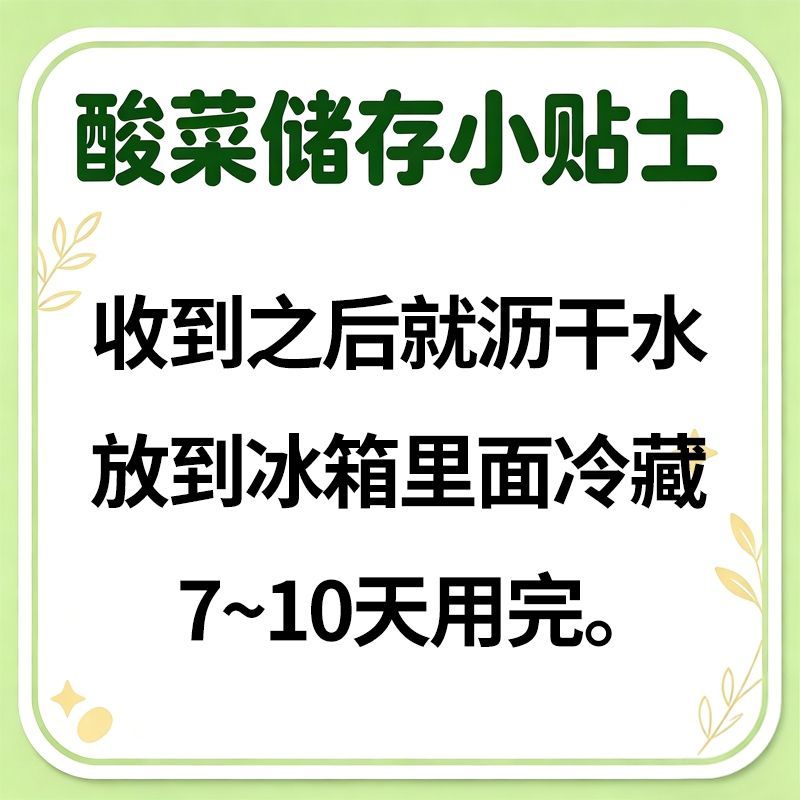 广西酸菜小叶酸芥菜腌制商用批发35斤装酸菜鱼专用