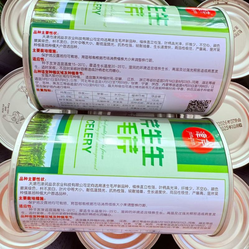 芹生生毛芹种子株型直立气纤维少不空心颜色嫩黄耐低温弱光耐
