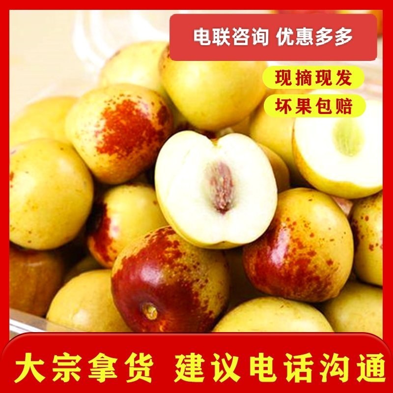 鲜枣供应链供多多美团基地直供一手货源可代包装一站式服务