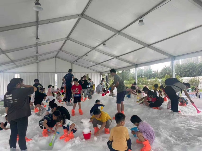 高温造冰雪