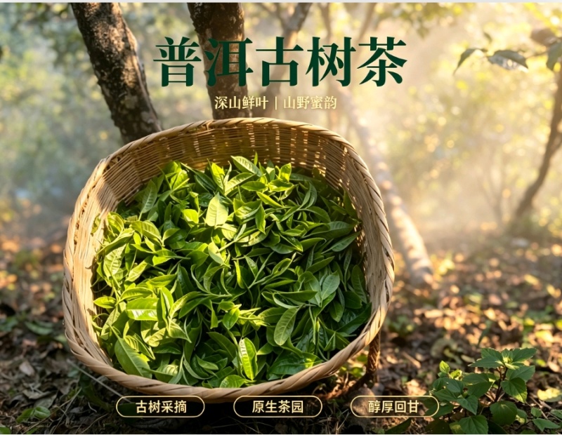 古树龙珠古树茶散茶回甘甜淡淡兰花香