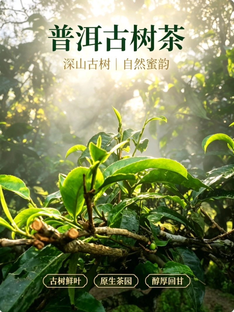古树龙珠古树茶散茶回甘甜淡淡兰花香