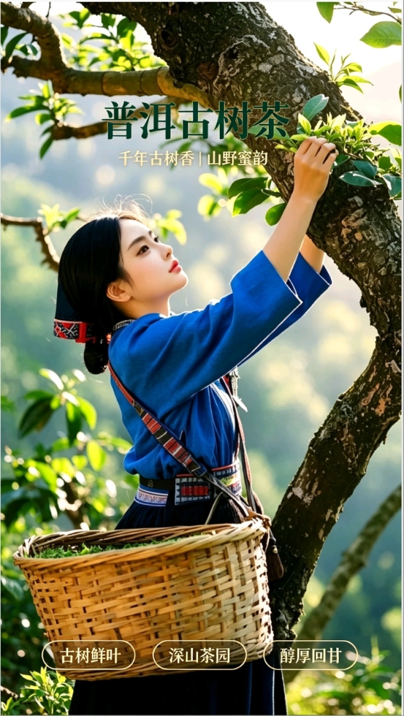 古树龙珠古树茶散茶回甘甜淡淡兰花香