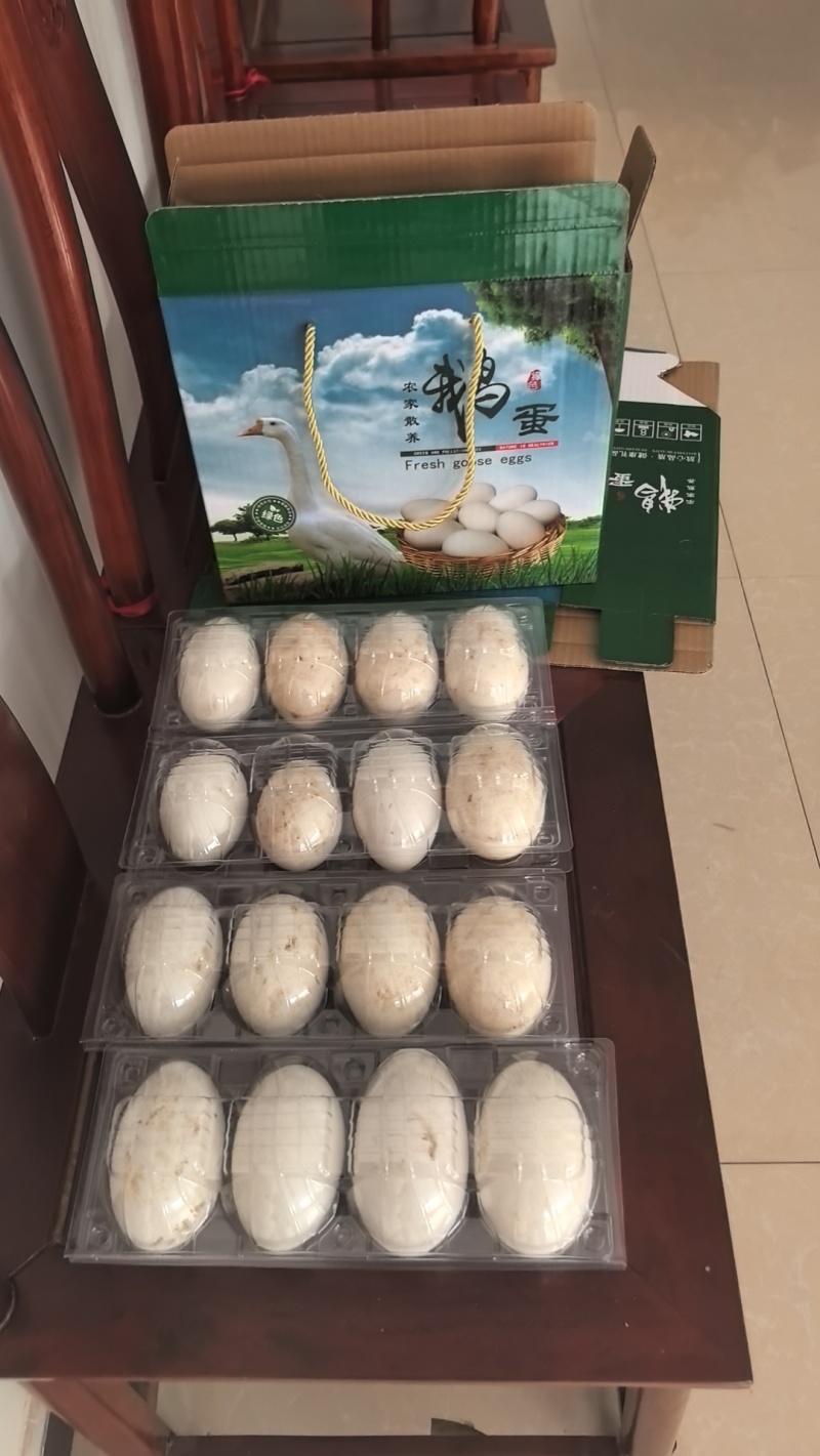 纯散养新鲜鹅蛋。只卖真鹅蛋，保证质量，现捡现发